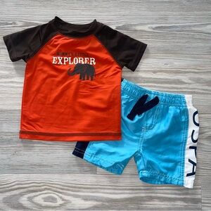 Baby Boy Swimsuit Set Carter’s & U.S. Polo Assn 6 Months
